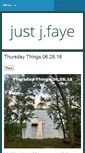 Mobile Screenshot of justjfaye.com